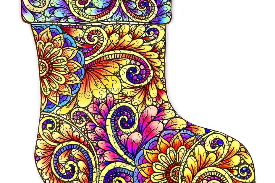 Fából készült kirakós játék-CHRISTMAS STOCKING 66da7e1131d83