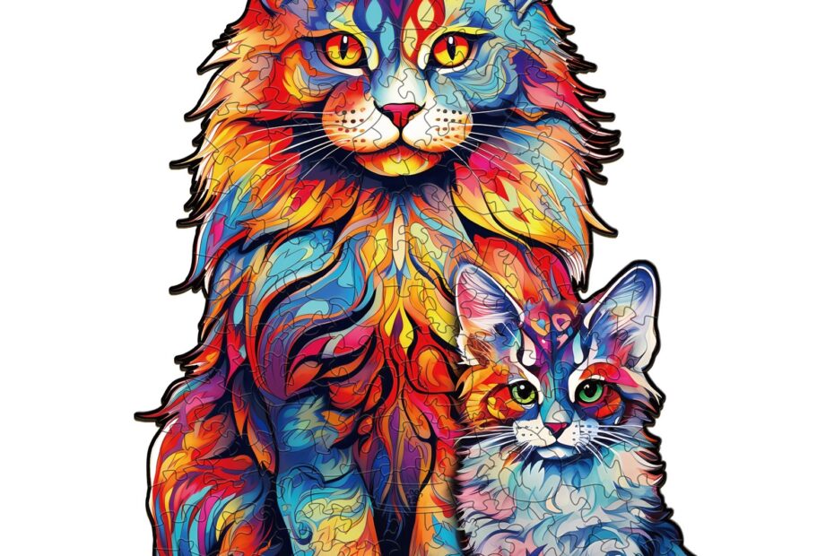 Fa kirakós – Maine Coon család-2 66dca0aa25739