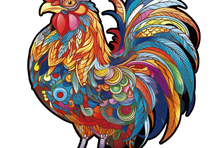 Fa kirakós-puzzle-Majestic Cock 66ddcbb392567