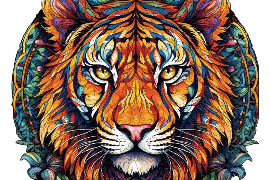 Fa kirakós – Mandala tigris 66daa74868963