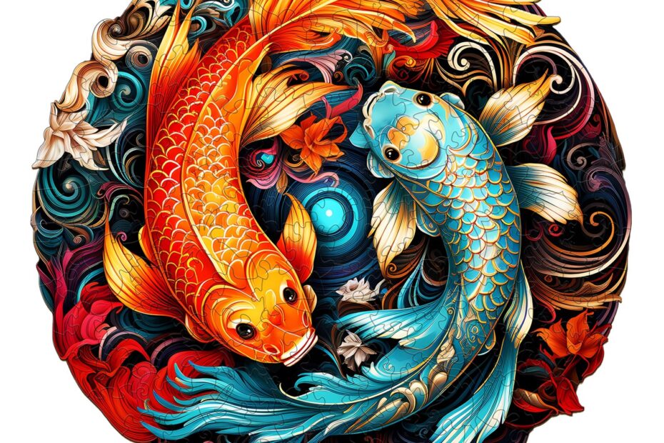Fa kirakós – Yin Yang Fish 66df20034fc98